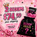 2 Scoops for $74.99 plus shipping (Guaranteed at least 32 items)