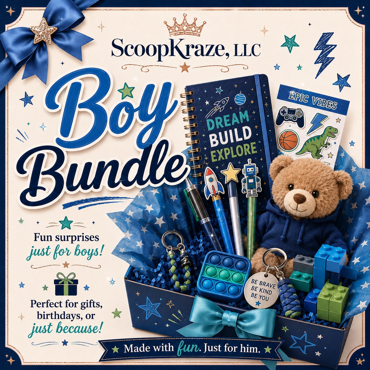 Cool & Curious Boy Bundle | Curated Surprise Gift